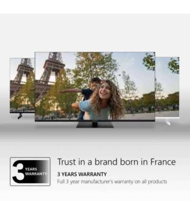 TV Set|THOMSON|55"|4K/Smart|QLED|3840x2160|Wireless LAN|Bluetooth|Google TV|Black|55QG7C14