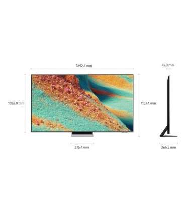 TV Set|SAMSUNG|85 "|4K Ultra HD|3840 x 2160 pixels|Flat|16:9|Neo QLED|QE85QN85FAUXXH