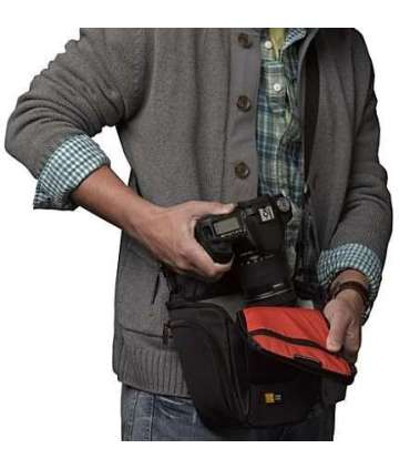 Case Logic DCB-306 SLR Camera Bag Black * Designed to fit an SLR camera with standard zoom lens attached *