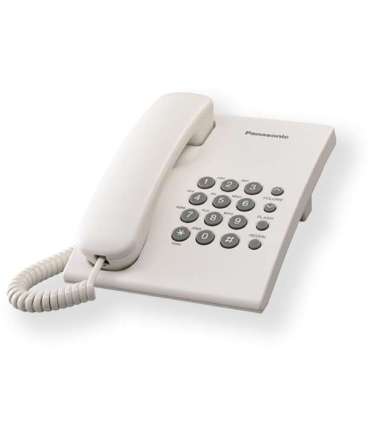 Panasonic Corded KX-TS500FX White 150 x 200 x 96 mm 475 g