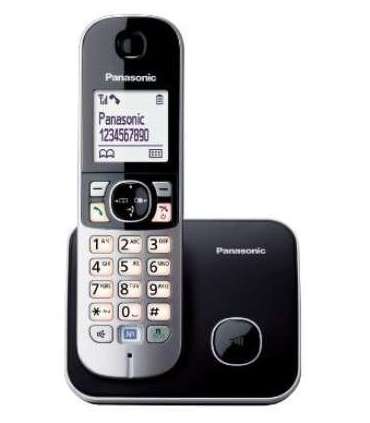 Panasonic Cordless KX-TG6811FXB Built-in display Caller ID Black Conference call Phonebook capacity 120