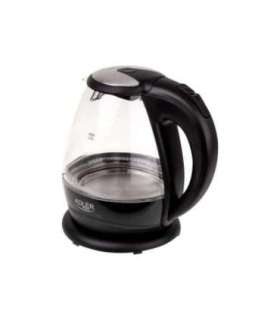 Kettle Adler Kettle AD 1224 Standard 2000 W 1.5 L Glass 360° rotational base Black