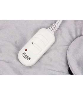 Adler Electric heating pad AD 7403 Number of heating levels 2 Number of persons 1 Washable Remote control |