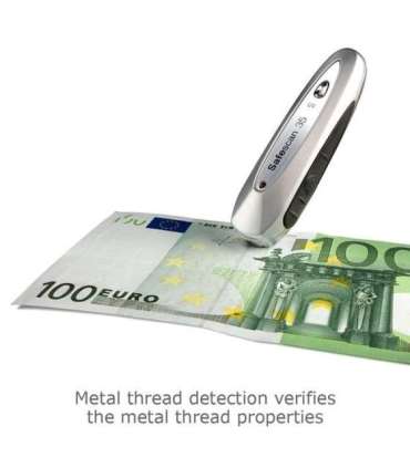 SAFESCAN 35 Grey Suitable for Banknotes, ID documents Number of detection points 3