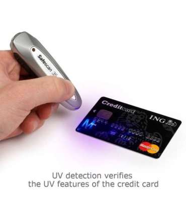 SAFESCAN 35 Grey Suitable for Banknotes, ID documents Number of detection points 3