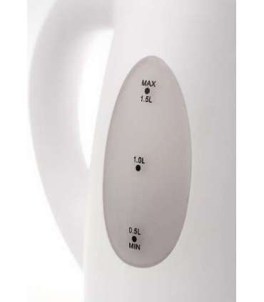 Adler Kettle AD 1207 Standard 2000 W 1.5 L Plastic 360° rotational base White