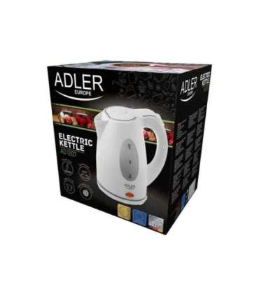 Adler Kettle AD 1207 Standard 2000 W 1.5 L Plastic 360° rotational base White