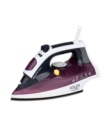 Iron Adler AD 5022 With cord 2200 W Purple/White