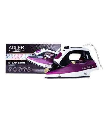 Iron Adler AD 5022 With cord 2200 W Purple/White