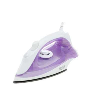 Iron Adler AD 5019 With cord 1600 W Water tank capacity 100 ml Continuous steam 10 g/min Violet/White