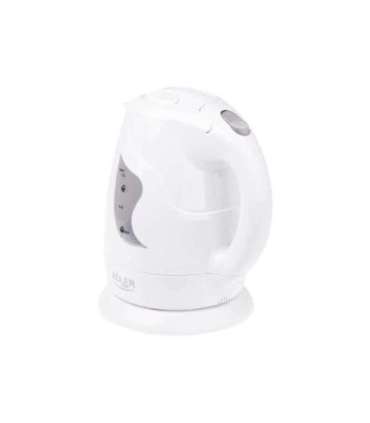 Adler Kettle AD 08 Standard 850 W 1 L Plastic 360° rotational base White