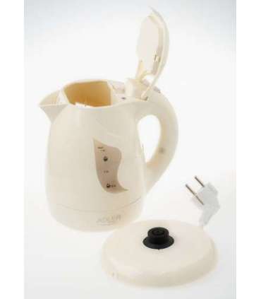 Adler Kettle AD 08 b Standard 850 W 1 L Plastic 360° rotational base Beige