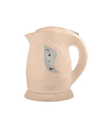 Adler Kettle AD 08 b Standard 850 W 1 L Plastic 360° rotational base Beige