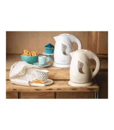 Adler Kettle AD 08 b Standard 850 W 1 L Plastic 360° rotational base Beige