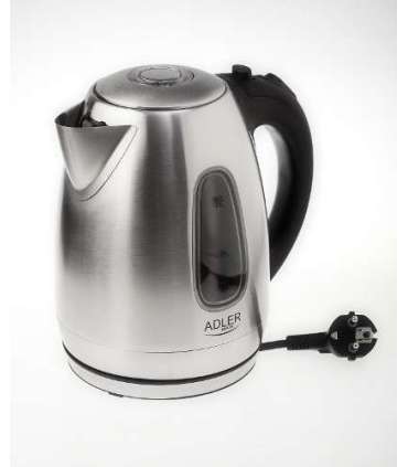 Adler Kettle AD 1223 Standard 2200 W 1.7 L Stainless steel 360° rotational base Stainless steel