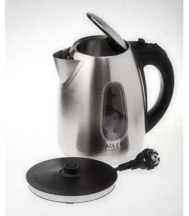 Adler Kettle AD 1223 Standard 2200 W 1.7 L Stainless steel 360° rotational base Stainless steel