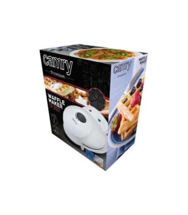 Camry Waffle maker CR 3022 1000 W Number of pastry 5 Heart shaped White