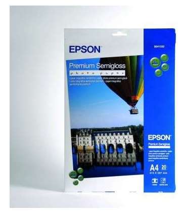 Premium Semigloss Photo Paper, DIN A4, 251g/mÂ², 20 Sheets A4