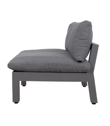 Средняя часть модульного дивана FLUFFY, серый