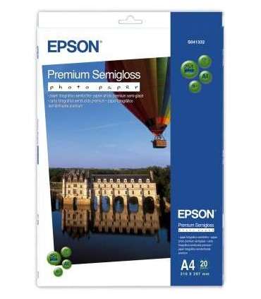Premium Semigloss Photo Paper, DIN A4, 251g/mÂ², 20 Sheets A4