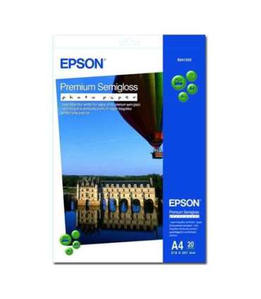 Premium Semigloss Photo Paper, DIN A4, 251g/mÂ², 20 Sheets A4