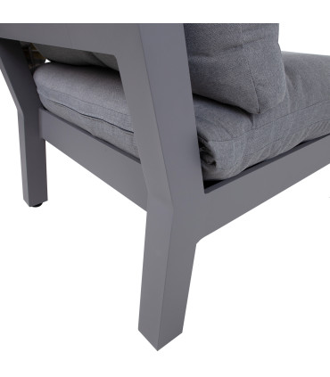 Средняя часть модульного дивана FLUFFY, серый