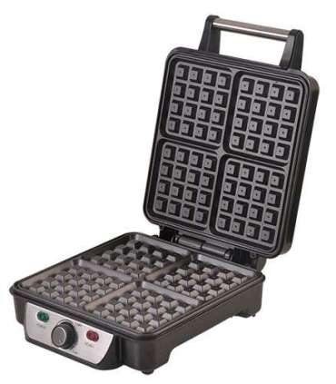Camry Waffle maker CR 3025 1150 W Number of pastry 4 Belgium Black/Stainless steel