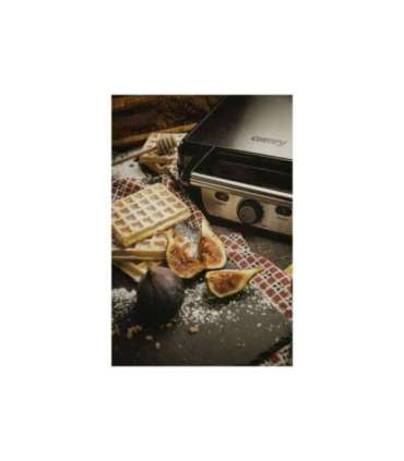 Camry Waffle maker CR 3025 1150 W Number of pastry 4 Belgium Black/Stainless steel