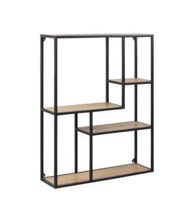 Seinariiul SEAFORD 75x20xH91cm, tamm, mööbliplaat, metall