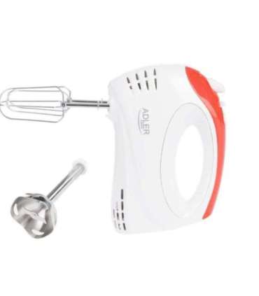 Adler Mixer AD 4212 Hand Mixer 300 W Number of speeds 5 Turbo mode White