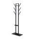 Вешалка для одежды VINSON, подставка для зонтов, 56x28xH165см, материал: металл, цвет: черный