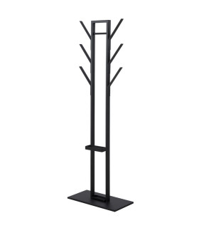 Põrandanagi VINSON 56x28xH165cm, vihmavarju hoidjaga, metall, must