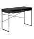 Kirjutuslaud SEAFORD 110x45xH75cm, must, MDF, metall