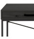 Kirjutuslaud SEAFORD 110x45xH75cm, must, MDF, metall