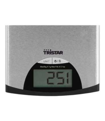 Tristar Kitchen scale KW-2435 Maximum weight (capacity) 5 kg Metallic