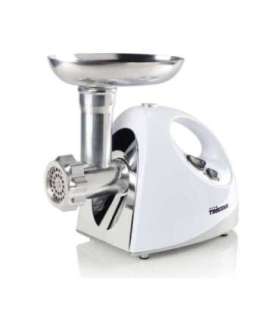 Tristar VM-4210 Meat Grinder White 3 Stainless steel grinding plates, Aluminum grinder head, Aluminum hopper tray,