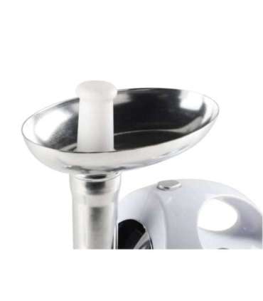 Tristar VM-4210 Meat Grinder White 3 Stainless steel grinding plates, Aluminum grinder head, Aluminum hopper tray,