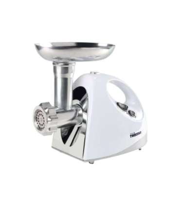 Tristar VM-4210 Meat Grinder White 3 Stainless steel grinding plates, Aluminum grinder head, Aluminum hopper tray,