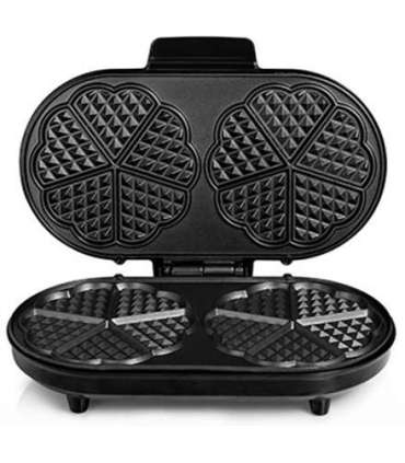 Tristar Waffle maker WF-2120 1200 W Number of pastry 10 Heart shaped Black