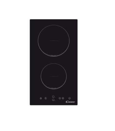 Candy Domino CDH 30 Vitroceramic Number of burners/cooking zones 2 Touch Timer Black Display