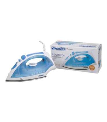 Iron Mesko MS 5023 With cord 2200 W Blue/White