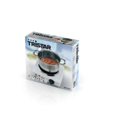 Tristar Free standing table hob KP-6185 Number of burners/cooking zones 1 Rotary Black, White Electric