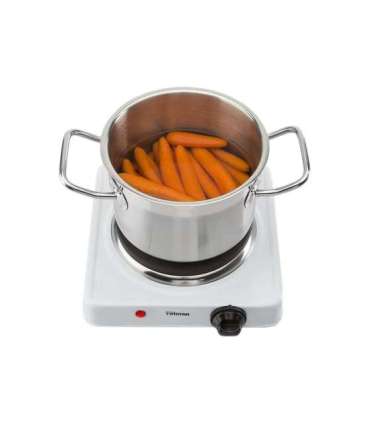 Tristar Free standing table hob KP-6185 Number of burners/cooking zones 1 Rotary Black, White Electric