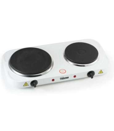 Tristar Free standing table hob KP-6245 Number of burners/cooking zones 2 Rotary White Electric