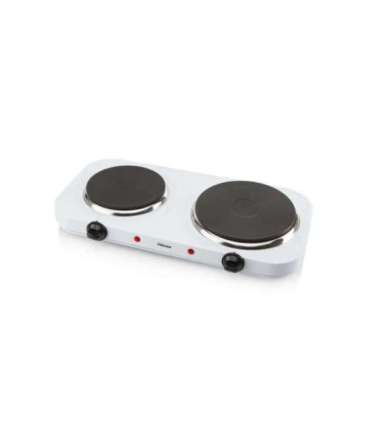 Tristar Free standing table hob KP-6245 Number of burners/cooking zones 2 Rotary White Electric