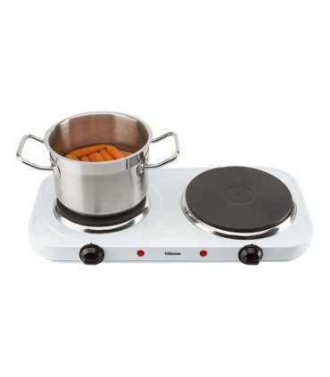 Tristar Free standing table hob KP-6245 Number of burners/cooking zones 2 Rotary White Electric