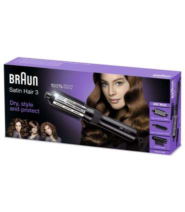 Braun Satin Hair 3 AS 330 Warranty 24 month(s) Ceramic heating system Number of heating levels 2 400 W |