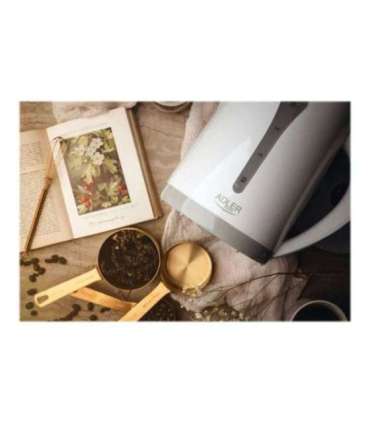 Kettle Adler AD 1244 Standard kettle 2000 W 2.5 L Plastic 360° rotational base White