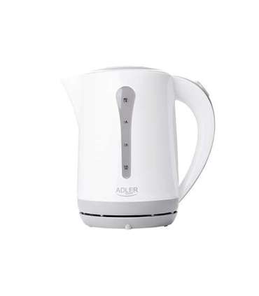 Kettle Adler AD 1244 Standard kettle 2000 W 2.5 L Plastic 360° rotational base White