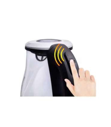 Camry CR 1251 Standard kettle 2000 W 1.7 L Glass 360° rotational base Glass/Black